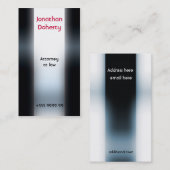 Attorney of law visitekaartje (Voorkant / Achterkant)