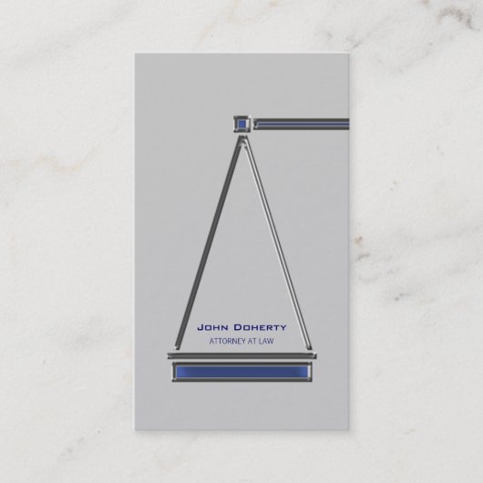 ATTORNEY OP WET - Moderne Visitekaartje (Voorkant)