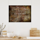 Attorney Poster (Keuken)