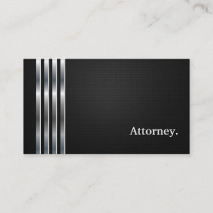 Attorney Professional Black Silver Visitekaartje