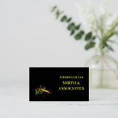 Attorney Professional Visitekaartjes Black (Staand voorkant)