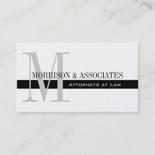 Attorney Professional Visitekaartjes Gold (Voorkant)