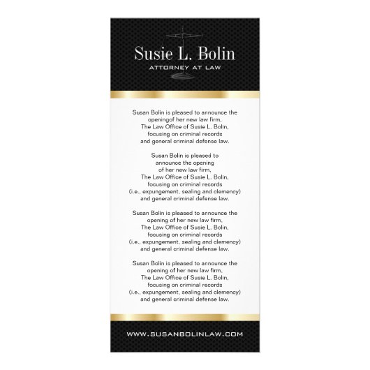 Attorney Rack Kaart (Voorkant)