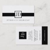 Attorney Ribbon Square - Available Letterhead - Visitekaartje (Voorkant / Achterkant)