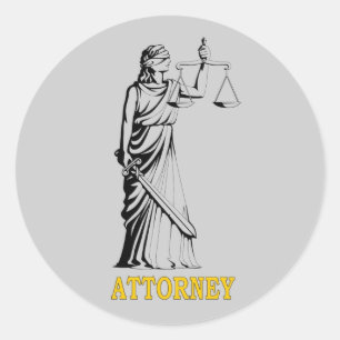 ATTORNEY RONDE STICKER