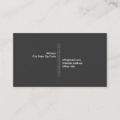 Attorney scale of justice visitekaartje (Achterkant)