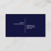 Attorney scale of justice visitekaartje (Achterkant)