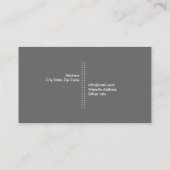 Attorney scale of justice visitekaartje (Achterkant)