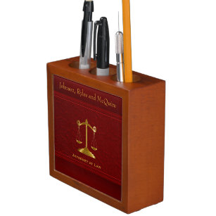 Attorney - Scales of Justice Design Pennenhouder