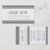 Attorney Script Platinum Dot Sensation Visitekaartje (Voorkant / Achterkant)