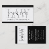 Attorney Silver LAW Visitekaartje (Voorkant / Achterkant)