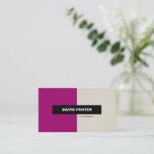 Attorney - Simple Elegant Stylish Visitekaartje (Staand voorkant)