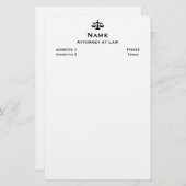 Attorney Stationery 2 Briefpapier (Voorkant / Achterkant)