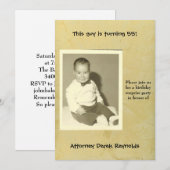 Attorney Surprise Birthday Party Kaart (Voorkant / Achterkant)