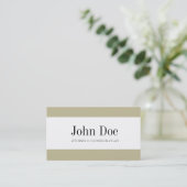 Attorney Tan Stripes - Available Letterhead - Visitekaartje (Staand voorkant)