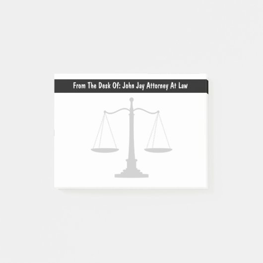 Attorney Theme Post Notes (Voorkant)