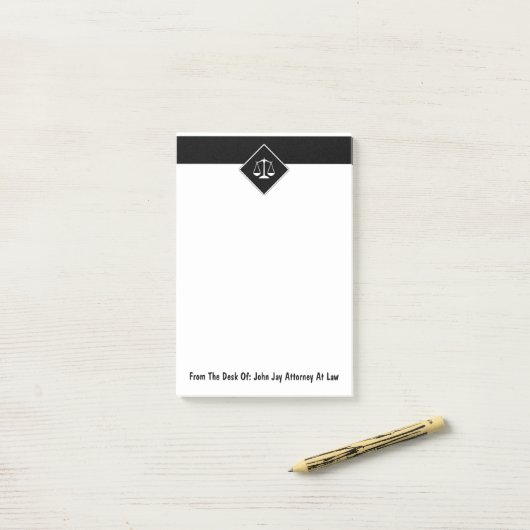 Attorney Theme Sticky Post Memo Notes (Op bureau)