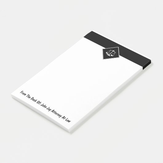 Attorney Theme Sticky Post Memo Notes (Schuin)