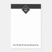 Attorney Theme Sticky Post Memo Notes (Voorkant)