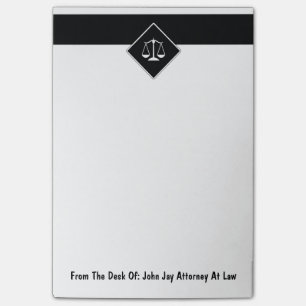 Attorney Theme Sticky Post Memo Notes