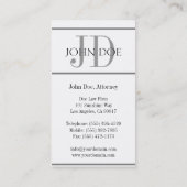 Attorney Vertical W/W Visitekaartje (Achterkant)