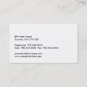 ATTORNEY VISITEKAARTJE (Achterkant)