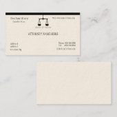 Attorney Visitekaartje (Voorkant / Achterkant)