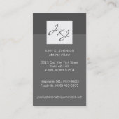 Attorney Visitekaartje - Custom (Achterkant)