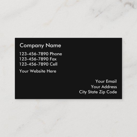 Attorney Visitekaartjes (Achterkant)