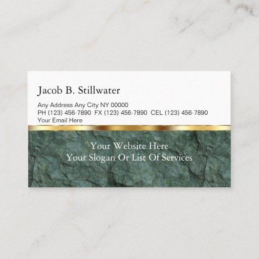 Attorney Visitekaartjes (Achterkant)