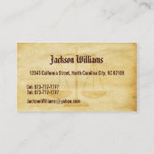 Attorney Visitekaartjes (Achterkant)