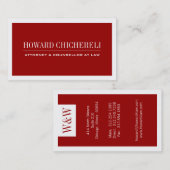 Attorney Visitekaartjes (Voorkant / Achterkant)