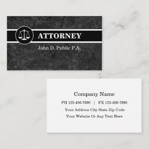 Attorney Visitekaartjes