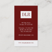 Attorney Visitekaartjes (Achterkant)