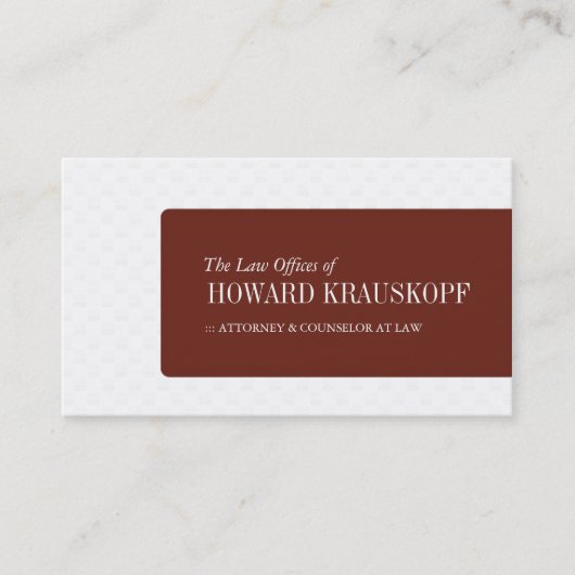 Attorney Visitekaartjes (Voorkant)