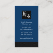 Attorney Visitekaartjes (Achterkant)