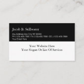 Attorney Visitekaartjes (Achterkant)