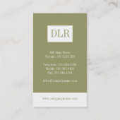 Attorney Visitekaartjes (Achterkant)