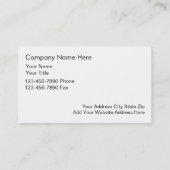 Attorney Visitekaartjes (Achterkant)