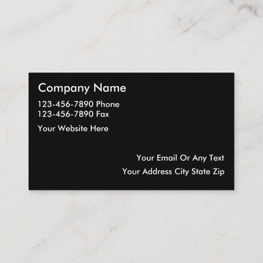 Attorney Visitekaartjes (Achterkant)