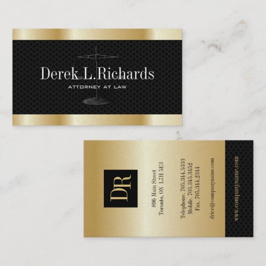 Attorney Visitekaartjes (Voorkant / Achterkant)
