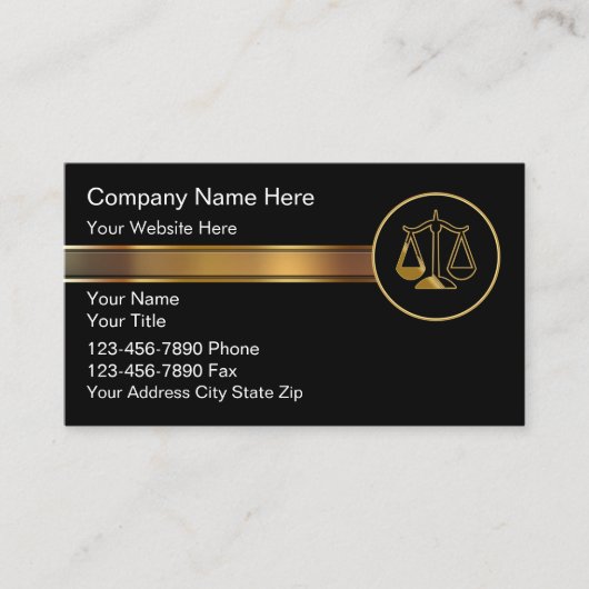 Attorney Visitekaartjes (Voorkant)