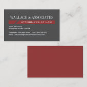 Attorney Visitekaartjes (Voorkant / Achterkant)