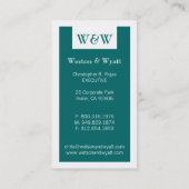 Attorney Visitekaartjes (Achterkant)