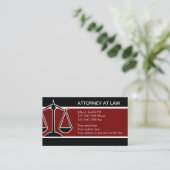 Attorney Visitekaartjes (Staand voorkant)