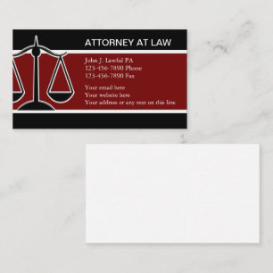 Attorney Visitekaartjes