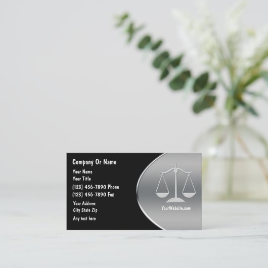 Attorney Visitekaartjes (Staand voorkant)