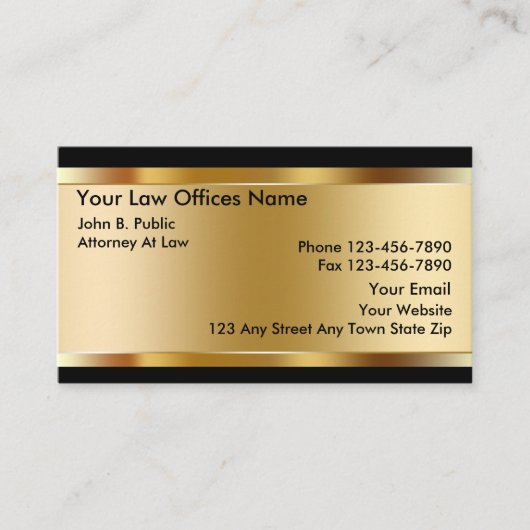 Attorney Visitekaartjes (Voorkant)