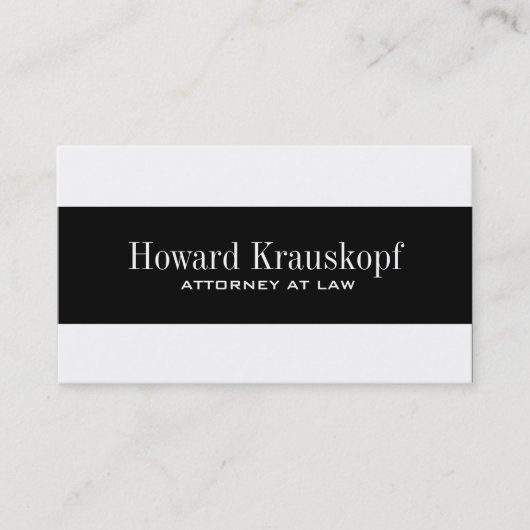 Attorney Visitekaartjes (Voorkant)