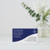 Attorney Visitekaartjes (Staand voorkant)